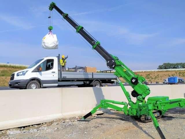  a green spider crane for rent in the United States